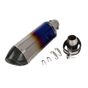 Pot d'échappement universel en acier inoxydable hexagonal pour moto, silencieux de moto en fibre de carbone - Product Image 6