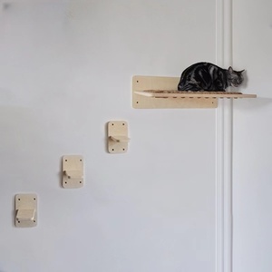 Modern Nature Customizable <strong>Cat</strong> <strong>Trees</strong> Scratcher Wall Mounted <strong>Cat</strong> Climbing Steps Birchplywood <strong>Pet</strong> Supplies <strong>Customized</strong> <strong>Cat</strong> Climbing - Product Image 1