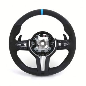 Volant en cuir carbone M Sport pour E60 E46 X5 F31 F36 2005 2010 2014 <span class=keywords><strong>2015</strong></span> 2016 -2026 - Product Image 1