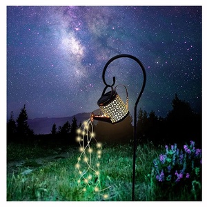 Luces colgantes de Metal Retro para jardín, luces impermeables con diseño ahuecado para <span class=keywords><strong>regadera</strong></span>, Patio - Product Image 2