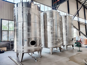 Professional <span class=keywords><strong>100L</strong></span> aço inoxidável Fruit Wine Fermentador com Cooling Jacket para Home Brewing e Micro Winery - Product Image 4