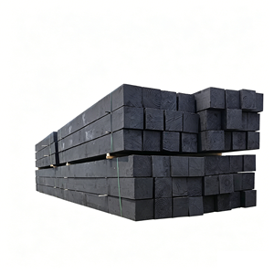 Cale <span class=keywords><strong>de</strong></span> voie ferrée en <span class=keywords><strong>bois</strong></span> imprégnée d'huile TB/T 3172-2007, <span class=keywords><strong>bois</strong></span> robuste anti-corrosion pour la construction <span class=keywords><strong>de</strong></span> voies ferrées à gauge standard - Product Image 3
