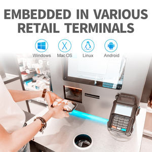 GT-9900A Automatique professionnel OEM 1D 2D lecteur de code à Barres longue portée code <span class=keywords><strong>scanner</strong></span> De Codes Barres de Bureau - Product Image 3