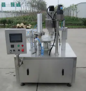 Cup Filling Sealing Machine Yogurt Cup Sealing Machinery Rotary Type