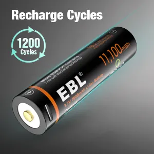 3.7ボルトAaUsb 3.7Vリチウムイオン充電式バッテリー3000 Mah 186503.7Vリチウムイオン電池