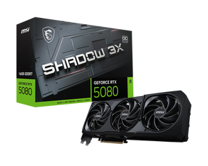 NUEVO GeForce RTX 5080 16G SHADOW 3X OC 256 Bit con Refrigeración por Ventilador, Paquete Sellado, con DisplayPort 2.1b 30Gbps, Tarjeta Gráfica para Juegos de Escritorio - Product Image 5