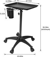 Présentoir à perruques et extensions capillaires sur roulettes pour grossistes, pour le rangement