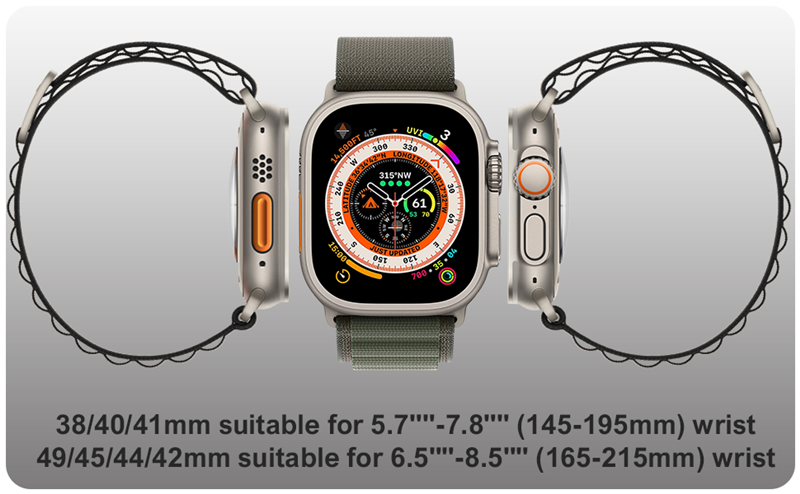 Alpine Loop Band For Apple Watch Strap 49 44 40 45 41 42 38 mm Bracelet iWatch Ultra Series 7 6 5 3 se 8 Nylon Sport Watchband