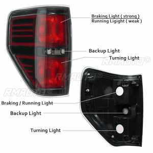 2 Luces Traseras LED para Automóvil, Luz de Freno, Luz Trasera LED de Señalización para Ford F150 Pickup 2009-2014 - Product Image 3