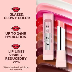 Gloss à lèvres personnalisé en gros Notre propre marque <span class=keywords><strong>Maquillage</strong></span> naturel Non-collant Hydratant et imperméable Rouge à lèvres pour femmes - Product Image 2