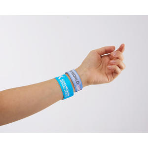 Pulseras ecológicas AnyWristband de TYVEK a todo color, tipo conectado de 19 mm (3/4 pulgadas) para eventos - Product Image 6