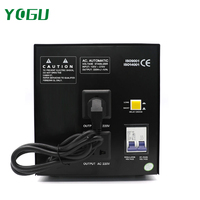 Régulateur de tension automatique numérique LED monophasé AC 1 KVA, prix d'usine YOGU
