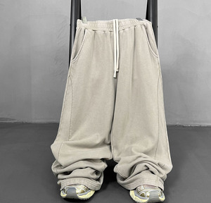 <span class=keywords><strong>Pantaloni</strong></span> sportivi da Jogger Casual di alta qualità lavati in <span class=keywords><strong>cotone</strong></span> <span class=keywords><strong>elastico</strong></span> in vita da uomo <span class=keywords><strong>pantaloni</strong></span> sportivi larghi da uomo - Product Image 4
