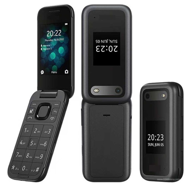 New 2.8 Inch Screen 2G Dual SIM Flip Phone with Long Battery Life,Large Buttons and Emergency SOS Call for Seniors and Students