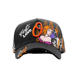 Nuevas Gorras Barbas Hats First Love X <span class=keywords><strong>Oscar</strong></span> Ortiz, Calidad Original, Gamuza, Logotipo Bordado Personalizado, Visera Curva Desgastada - Product Image 3