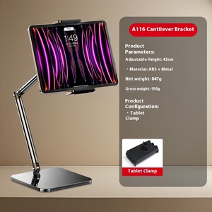 Di Động Cầm Tay Live Streaming Đứng Có Thể Điều Chỉnh Cantilever Kim Loại Vuông Máy Tính Để Bàn Đứng Cho Retaking Hình Ảnh 1688 Mua Đại Lý - Product Image 6