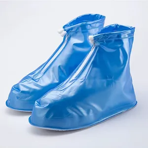 In Stock Unisex Waterproof Rain Boot Shoes Cover Reusable Plastic Protectors For Autumn Gardening For Adults