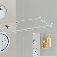 Panneau de douche mural thermostatique en acier inoxydable brossé avec robinet en céramique à poignée unique pour salle de bain, effet cascade, vente en gros