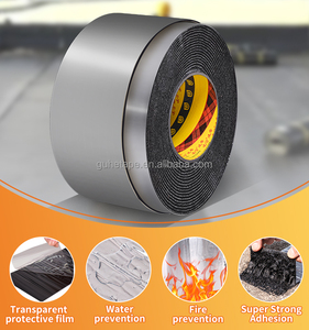 <span class=keywords><strong>Bande</strong></span> d'étanchéité autocollante en caoutchouc butyle pour toiture, porte, fenêtre, gouttière - Utilisation extérieure - Product Image 4