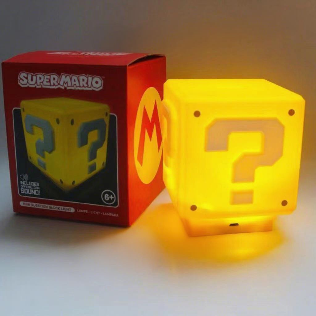 veilleuse question jaune