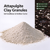 Granulés d'attapulgit, conditionneur de sol, support d'engrais, qualité agricole, rétention d'eau, approvisionnement en vrac, vente en gros