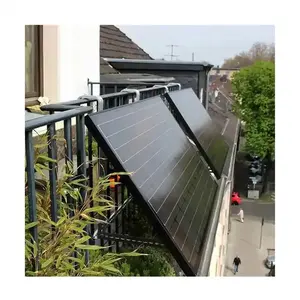 Dokio M Us Eu Voorraad Dak 800W Volledig Zwart Balkonkraftwerk Duitsland Balkon Zonnepaneelsysteem Solar Kit