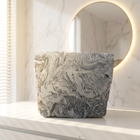 TY Shandong Granit Gris Blanc Naturel Écologique Moderne, Petite Dalle Brossée, Solution Complète pour Plans de Travail de Cuisine de Villa et de Parc