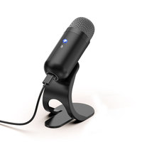 Mini microphone filaire pour ordinateur de bureau, microphone omnidirectionnel pour PC avec réduction du bruit