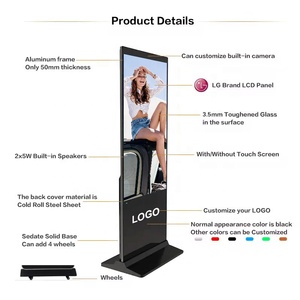 หน้าจอสัมผัสขนาด 43 50 55 65 75 85 นิ้ว ความละเอียดสูง LCD จอแสดงผลแบบตั้งพื้น ป้ายโฆษณาแบบคีออสก์ สำหรับร้านค้าปลีก - Product Image 5