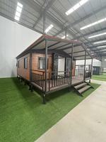 Casas Prefabricadas, Casa Modular Expandible Tipo Contenedor, Casa de Jardín con Estructura de Acero Galvanizado para Alojamiento en Hoteles