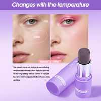 Stick de blush changeant de couleur à marque privée, soyeux, waterproof, haute pigmentation, longue tenue, formule non collante, format voyage, maquillage pour le visage