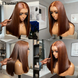 Peluca de Cabello Humano Vietnamita Barata Tipo Bob Corto con Encaje Frontal HD Transparente Sin Pegamento al Por Mayor de Proveedor - Product Image 2