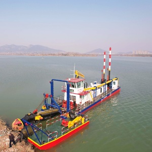 Drague à sable de grande capacité, bateau de dragage fluvial avec tête de coupe - Product Image 1