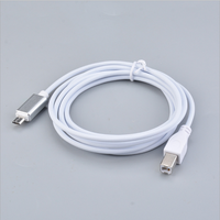 Adaptor Piano USB C kabel Printer Tipe C Micro us ke USB 2.0 tipe B Kabel pemindai Printer untuk printer