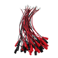 Arnés de Cables LED Rojo y Negro Personalizado con Terminales de Crimpado, Fabricante de Conjuntos de Cables Eléctricos