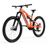 Vélo de montagne électrique pliable en fibre de carbone 350W 105Nm Moteur central 720Wh Suspension intégrale 27,5/29 pouces 12 vitesses E-MTB