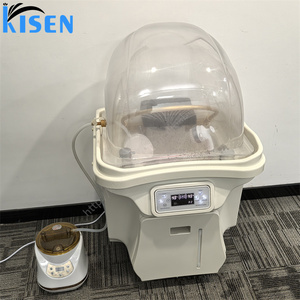 Machine de lavage capillaire Kisen Head Spa Zen-flow japonaise avec double réservoir, thérapie par la lumière, ensemble de fumigation, conception sans tuyauterie - Product Image 3