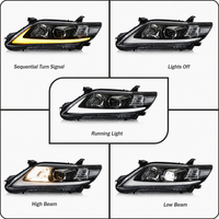 Feux de voiture LED 12V modifiés pour 2009-2011 pour clignotants et blocs optiques 35W 5500 Lumens
