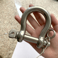 Émerillon de chaîne d'ancrage en acier inoxydable 304/316 de qualité marine, robuste, type US, en forme de proue, avec goupille de sécurité pour charge et goupille fendue, pour l'exploitation minière