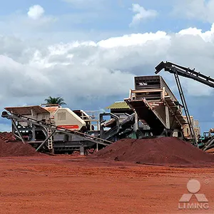 Gemonteerde Primaire Kalkstenen Gipsgroeve Crusher Plant In Peru Draagbare Mangaanmijnbreeklijn