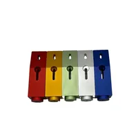 Service d'usinage CNC personnalisé pour perles de tir et pièces en aluminium anodisé rouge