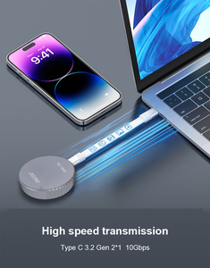 마그네틱 휴대용 외장 SSD 512GB 1TB 2TB 타입-C PD 10Gbps 알루미늄 합금+ 플라스틱 3년 보증 휴대폰 컴퓨터용 - Product Image 4