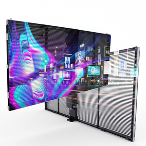 Pantalla LED Transparente para Ventanas, Video Wall Publicitario, Pantalla LED Transparente HD P3.9-7.8 para Centros Comerciales - Product Image 1