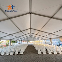 Tente à auvent en PVC avec structure en aluminium transparente pour mariage, exposition, événements en plein air - Abri durable toutes saisons
