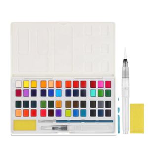 Juego de Pinturas de Acuarela Sólida de Alta Calidad Giorgione, 12/18/24/36/48 Colores, con Pincel de Agua y Esponja Gratis para Pintar sobre Lienzo - Product Image 3