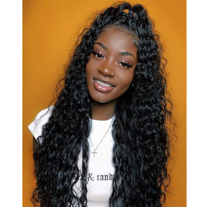 Venta caliente Virgen Brasileño Cutícula Alineada Cabello 13X6 <span class=keywords><strong>Jerry</strong></span> Curly Bob Pelucas delanteras de encaje con 130% Densidad - Product Image 6