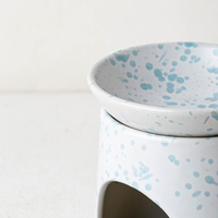 YUANWANG Terrazzo motif parfum brûleur cire fondre brûleurs céramique brûleur à huile pour la décoration intérieure Spa Yoga