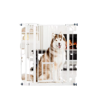 Clôture de sécurité intérieure pour chien en acier au carbone, sans perçage, modèle moderne à bouton, type de fermeture 1008 S7 Multiple, directement de l'usine