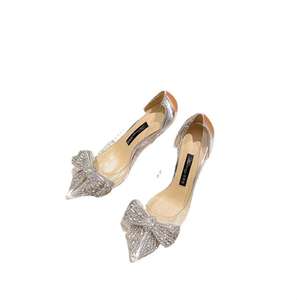 <span class=keywords><strong>Scarpe</strong></span> da Donna <span class=keywords><strong>con</strong></span> <span class=keywords><strong>Tacco</strong></span> a Spillo di Lusso di Alta Qualità di Grande Successo, da Sposa, Sexy e alla Moda <span class=keywords><strong>con</strong></span> Fiocco e Decorazione di Strass - Product Image 5