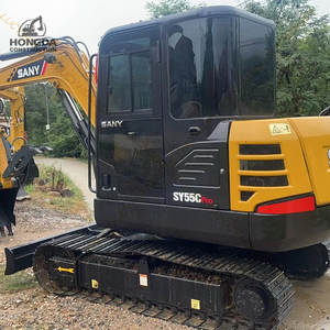 Marque chinoise Sany Sy55 5 tonnes pelles d'occasion Sany Sy55 Sy55c Sy55c-10 Sy55u Sy55c Pro Mini pelle sur chenilles - Product Image 1